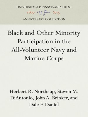 cover image of Black and Other Minority Participation in the All-Volunteer Navy and Marine Corps